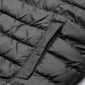 Casual Wear Fashion Standard Outdoor <b>Men</b> Puffer <b>Jacket</b> with <b>Canvas</b> Fabric Stand Collar Front Logo Customizable Features for Sale - Product Image 5
