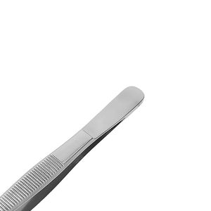 Pince à épiler droite pour pansement de pouce de chirurgie dentaire Instruments manuels en acier inoxydable de 12.5cm avec approbation - Product Image 3