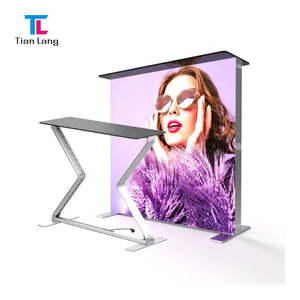 Exhibition Lighting <b>Trolley</b> Outdoor LED Seg Cup with Stand Plastic Table with Stand Customizable Exhibition <b>Furniture</b> - Product Image 3