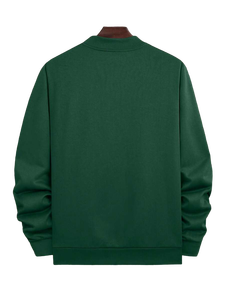 Sweatshirt Custom Logo Embroidery Blank Cotton Crew Neck Crewneck Sweatshirt Men - Product Image 2