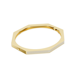 Brazaletes Minimalistas de Plata de Ley 925 Chapados en Oro, Diseño Personalizado, Gran Venta, Regalo de Compromiso para Novias, Precio al por Mayor - Product Image 3