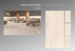 Carreaux en porcelaine à bords lisses tendance viral pour la maison, 600x1200 mm, murs résidentiels contemporains, choix du leader du projet, marbre à veines profondes - Product Image 5