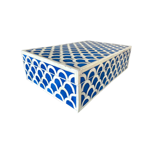 Nouvelles boîtes de rangement faites à la main de haute qualité boîte à bagues en incrustation d'os en bois de qualité supérieure et MDF avec velours boîte à incrustation d'os savamment fabriquée - Product Image 6