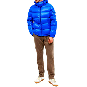 Veste d'hiver matelassée surdimensionnée unisexe en toile antibactérienne avec logo personnalisé, designer OEM, haute qualité, pour homme - Product Image 1