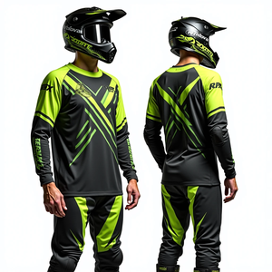 Maillot de course de motocross personnalisé pour homme, coupe-vent, manches longues, ATV, vélo, sport, pour la course automobile de moto - Product Image 1
