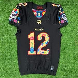 Personalizado de fútbol americano conjunto Jersey pantalones hombres EQUIPO DE Rugby uniforme transpirable aparejos desgaste OEM ODM proveedor al por mayor de alta calidad - Product Image 5