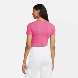 T-shirts pour femmes conçus sur mesure pour l'été Haut court à manches courtes pour l'extérieur - Product Image 6