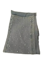 Jean cargo en denim taille haute pour femme, grande taille, jambe large, avec élasthanne, respirant, écologique, imperméable, avec poches