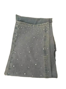 Jeans de Mezclilla de Pierna Ancha y Cintura Alta para Mujer, Pantalones con Bolsillos Transpirables, Ecológicos y de Algodón con Spandex - Product Image 2