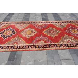 Traditional Red <b>Black</b> Large Area <b>Rug</b> 5.1 X 11.5ft Patchwork Design Turkish Wool Rectangle Hallway for Teen Room Bedside <b>Rug</b> - Product Image 3