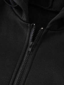 Men Gothic <b>Rhinestone</b> Hands Zip Hoodie Oversized Regular Sleeve Black Fleece Sweats winter Streetwear <b>Jacket</b> - Product Image 3