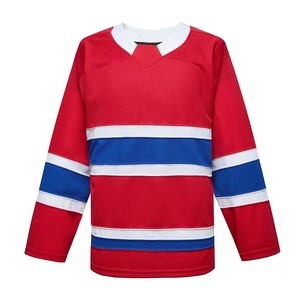 Camiseta de hockey sobre hielo personalizada de buena calidad para adultos y jóvenes, venta al por mayor para entrenamiento, ropa de equipo OEM - Product Image 3