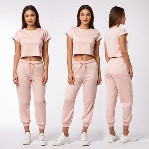 Elegante conjunto de parte inferior superior para mujer con tela suave transpirable, colores de moda y diseño elegante para uso diario, viajes, descanso - Product Image 5