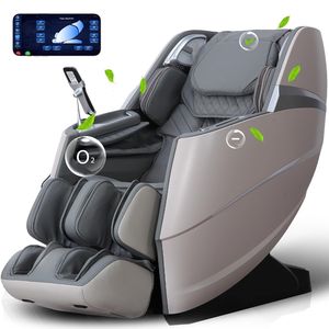 Comfortable <b>Massages</b> <b>Chair</b> Health Detection Dual-Core System Flexible Rail Top Grain Programs APP Controls Voice Control - Product Image 1
