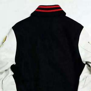 Veste universitaire pour homme de haute qualité, 100% coton enduit, fermeture éclair, tissu tissé, coupe-vent, respirant, design à capuche, devant droit - Product Image 2