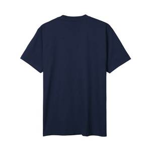 100% coton lourd t-shirt été couleur unie 230 g hommes blanc décontracté tout match col rond automne épaule à manches courtes - Product Image 3