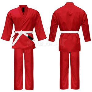 Uniformes de Karate al por mayor mezcla de algodón traje de entrenamiento de artes marciales GI con cinturón logotipo personalizado uniforme de karate - Product Image 6