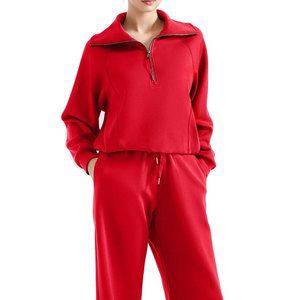 เสื้อสูทเอวลอยสำหรับผู้หญิงแบบสั่งตัดตามแบบได้ชุดฤดูหนาวแบบลำลองลายพื้นพร้อมตรายี่ห้อส่วนตัวแบบใหม่2025 - Product Image 6