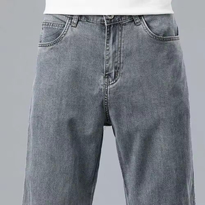 Jean en toile droit pour homme, durable, avec logo personnalisé, décontracté, imperméable, respirant, écologique, 100 % - Product Image 6