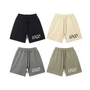 กางเกงขาสั้นลำลองผ้าฝ้ายสำหรับออกกำลังกาย วิ่ง เล่นกีฬา ระบายอากาศ ยืดหยุ่น ไม่ยับ เอวสูง ทรงพื้นฐาน สไตล์อเมริกัน สำหรับฤดูร้อน - Product Image 6