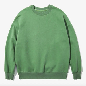2026 Sudadera de punto Unisex 100% algodón peso pesado cuello redondo Jumper Casual Jersey tela transpirable para invierno 10 Uds paquete - Product Image 1