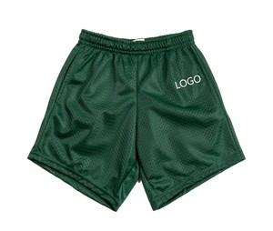 กางเกงขาสั้นบาสเก็ตบอลตาข่ายโพลีเอสเตอร์มีขอบลึกสำหรับผู้ชายกางเกงขาสั้นใส่ออกกำลังกายออกกำลังกายในฤดูร้อน - Product Image 4