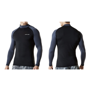 Custom Made Men's Quick Dry Rash Guard <b>Long</b> <b>Sleeves</b> MMA, BJJ Compression <b>Swim</b> Surfing Rowing Gear - Product Image 4