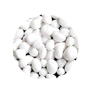 Guijarros de adoquines blancos altamente pulidos Impresionantes piedras para paisajismo al aire libre - Product Image 4