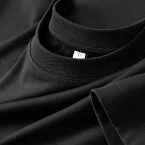 Camiseta de Hombre de Alta Calidad, 100% Algodón, Tela de Lona, Lujosa, Lisa, Gruesa, Unisex, Corte Regular, Secado Rápido, Transpirable - Product Image 3