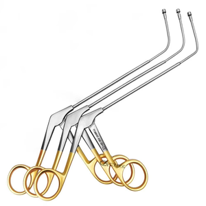 Pinces vétérinaires manuelles respirantes en acier inoxydable pour crocodile/alligator, poinçon à sinus en forme de champignon, instruments chirurgicaux pour porc - Product Image 1