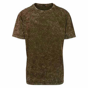 T-shirt Acidwash pour hommes élégant confortable coton Durable léger Design Unique Premium décontracté mode hommes essentiel - Product Image 2