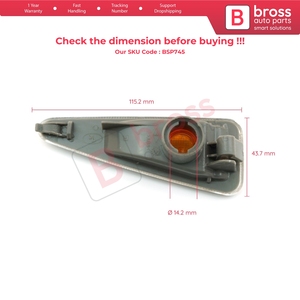 ไฟเลี้ยวข้าง BSP745 รุ่น 8200602765 ด้านขวา สำหรับ Sandero Symbol Thalia 2 - Product Image 5