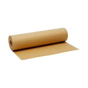 Riciclabile degradazione marrone carta kraft jumbo rotolo di carta artigianale rotolo di carta per carta da regalo