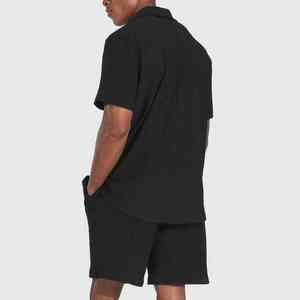 Vente en gros Vêtements de plage hawaïens neufs à impression personnalisée OEM d'été Ensemble chemises et shorts pour hommes - Product Image 2