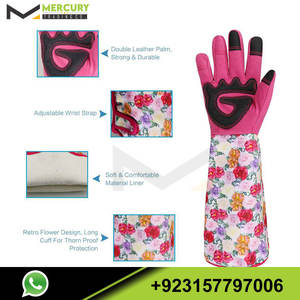 Gants de jardin en cuir, Protection de sécurité, sécurité des travailleurs, gants de travail pour hommes - Product Image 3