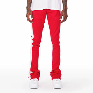 Pantalones acampanados con logotipo personalizado al por mayor, novedad en pantalones acampanados deportivos informales de secado rápido con logotipo personalizado impreso, pantalones acampanados para hombre - Product Image 2