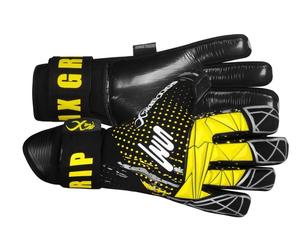 Gants de gardien de but de football jaunes et noirs en PU de haute qualité, à doigts complets, respirants, imperméables, avec fermeture auto-agrippante, pour adultes - Product Image 6