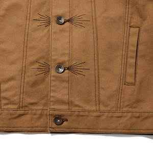 [Ogarp] [สินค้าเกาหลี] แจ็คเก็ตบอมเบอร์ผ้าฝ้าย100% สีน้ำตาล - Product Image 6