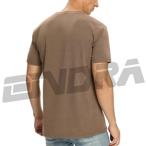 Tshirt uni coupe régulière pour hommes tissu poly coton doux et respirant de haute qualité confort quotidien design classique durable décontracté - Product Image 2