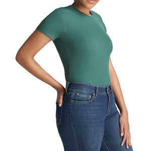 Bangladesh Manufacturer's Branded Plus Size Women's Cotton <b>Polyester</b> <b>Tshirt</b> Comfortable Good Quality Embroidery Logo <b>Tshirt</b> - Product Image 2