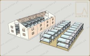 Tente à cadre de travail conçue spécialement pour accueillir une ventilation à double capacité, une meilleure circulation de l'air tente à cadre léger - Product Image 3