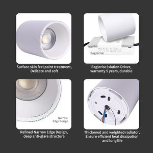 ไฟดาวน์ไลท์ LED ป้องกันสายตา ระดับไฮเอนด์ สไตล์มินิมอล สำหรับติดตั้งภายในอาคาร ค่าความคมชัดสีสูง ขายส่ง - Product Image 3