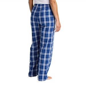 Pantalon de pyjama classique en flanelle à carreaux royaux pour femmes-Pantalon de nuit chaud et élégant pour se prélasser, parfait - Product Image 4