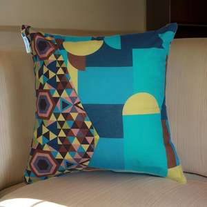 หมอนผ้าฝ้ายปรับแต่งได้และปลอกหมอนอิงที่มีลวดลายเรขาคณิตที่น่าสนใจสำหรับบ้านพักอาศัยโรงแรมและบ้านสวน - Product Image 6