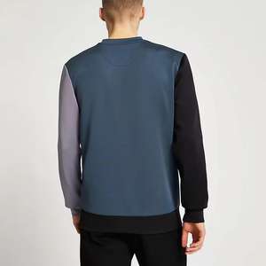 Moda ropa de calle sudadera básica mezcla de algodón tela cómoda y transpirable sudadera de moda personalizada para hombres sudaderas con capucha - Product Image 2