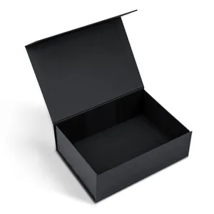 Cajas magnéticas plegables con impresión de material de diseño personalizado, cajas de embalaje para velas, caja de regalo de lujo con tapa