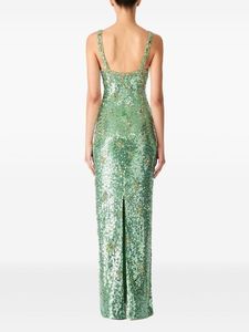 ชุดราตรีผ้าชีฟองทรงเอไลน์สวยดึงดูดใจสำหรับผู้หญิงพร้อมลูกปัดคริสตัลชุดยาวงานปาร์ตี้ทางการสไตล์ตรง - Product Image 5