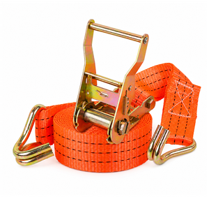 PROVINA RS-056 Correa de Amarre de Trinquete de Alta Resistencia de 1.5 Pulgadas con Ganchos Dobles en J, Certificación CE/GS, Poliéster de Alta Tenacidad, Fabricada en Vietnam - Product Image 3
