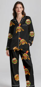 High-End 100% Silk Satin Customizable <b>Pajamas</b> for Adults | Cool Smooth & Breathable Summer <b>Set</b> - Product Image 6