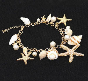 Seashell <b>Bracelet</b> Vietnam Handmade Handmade Adjustable Jewelry Summer Holiday Fashion - Product Image 4